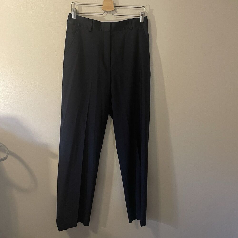 Frame Women’s Wool Pleated Le Tuxedo Mini Boot Relaxed Trouser NWOT Sz 6